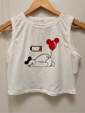 Baymax Big Hero 6 Cropped Tank Top